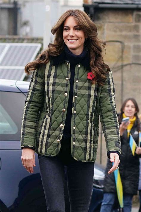 kate middleton quilted burberry jacket|kate middleton instyle.